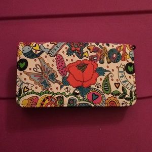 NWOT Colorful Wristlet